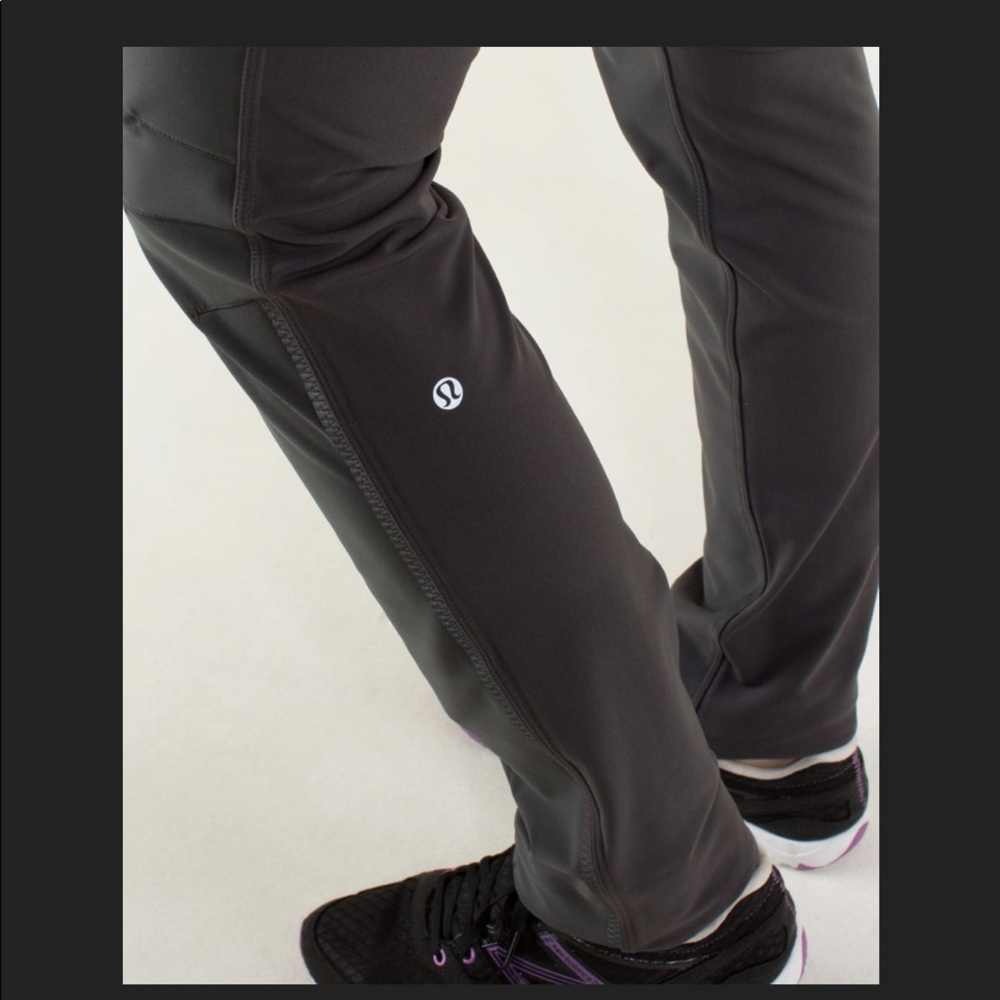 Lululemon Keep It Up Pant RARE 6 Black Softshell - Picture 9 of 13